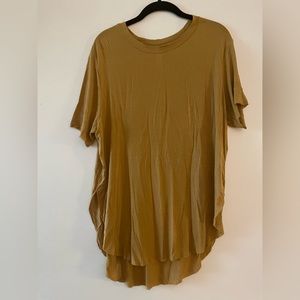 ALO Yoga Mustard Yellow Women's Top